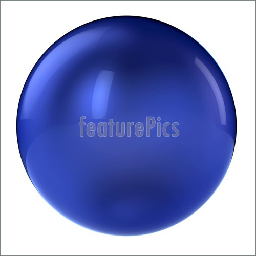 3d Sphere Clipart 3d Blue Sphere In Studio