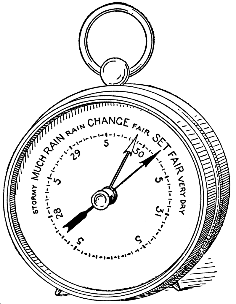 Aneroid Barometer   Clipart Etc