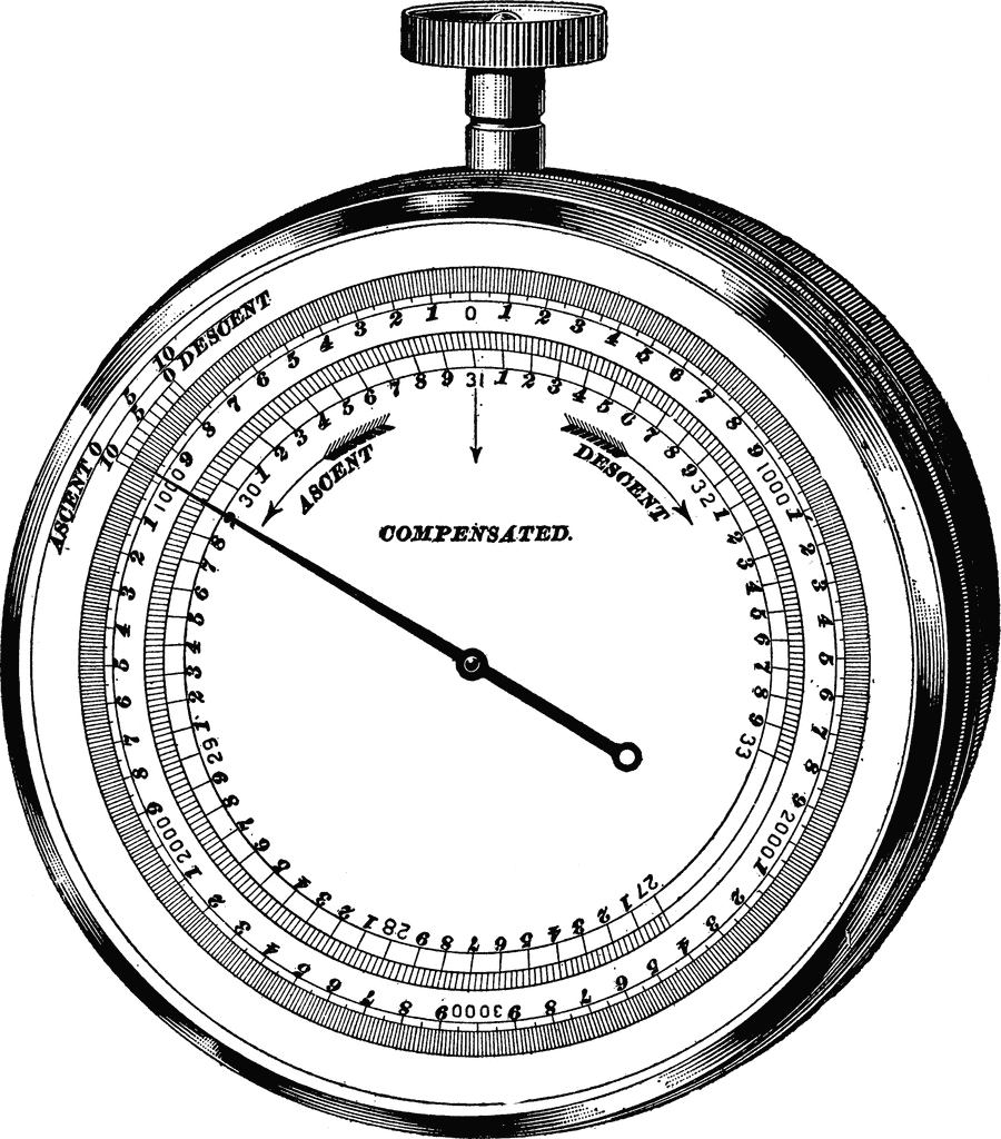 Aneroid Barometer   Clipart Etc