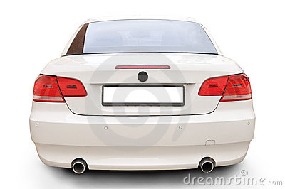 Bmw 335i Convertible Car Back Corner View Stock Photography   Image