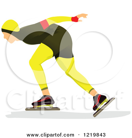 Clipart Speed Skater