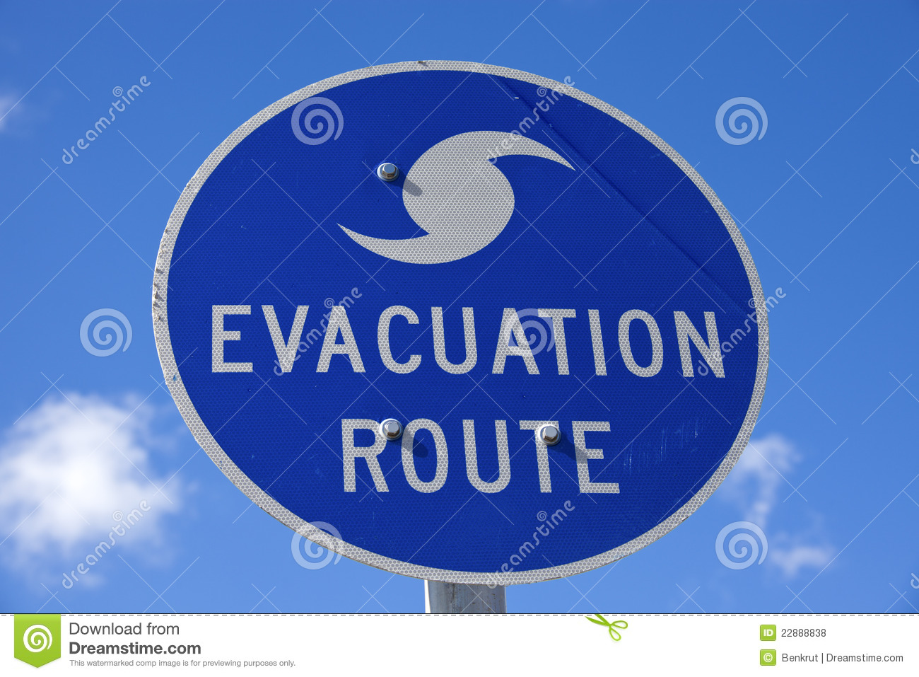 Evacuation Route Royalty Free Stock Photos   Image  22888838