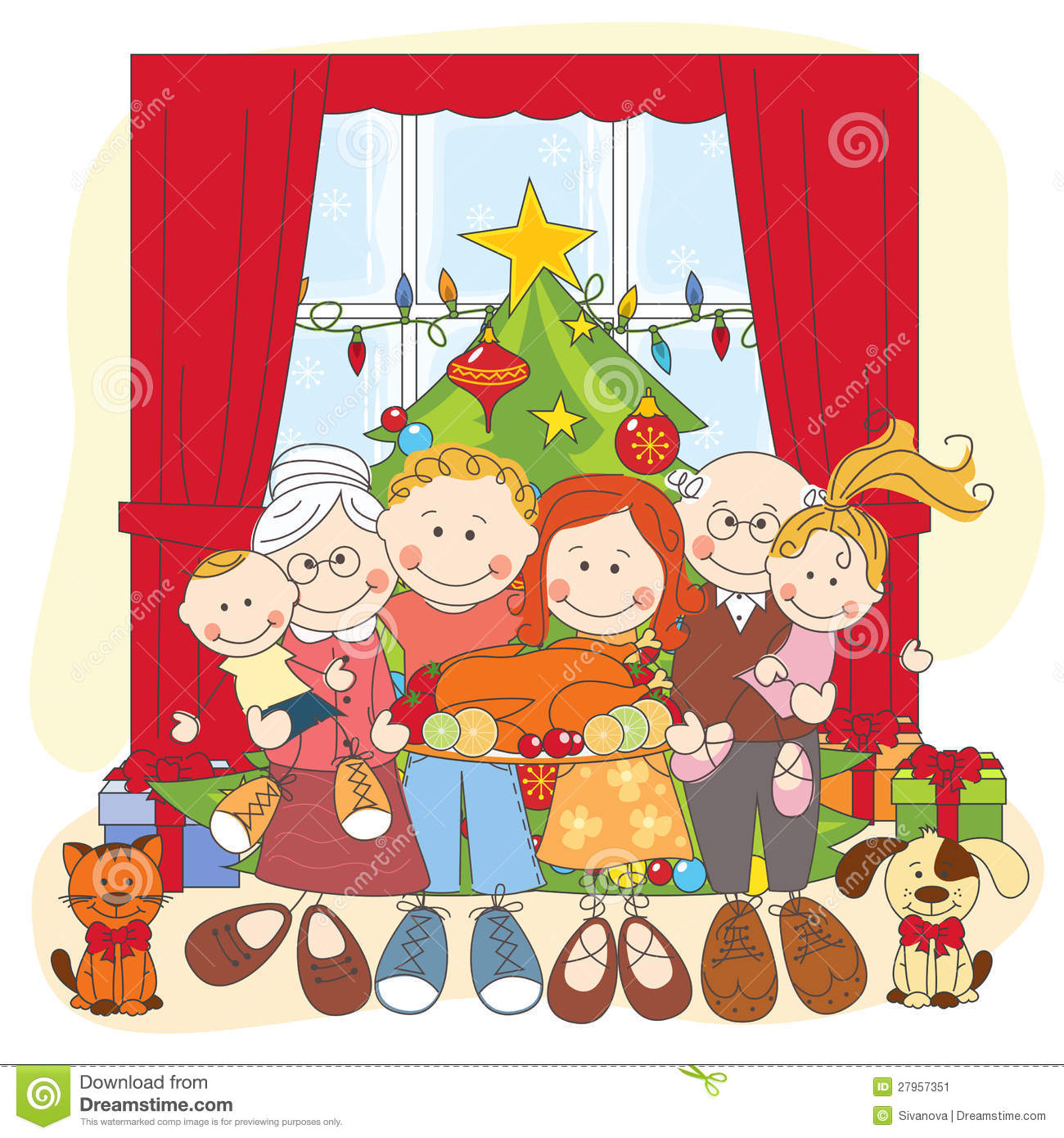 Funny Christmas And Family Clipart   Cliparthut   Free Clipart