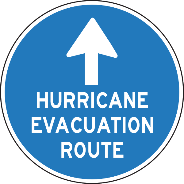 Hurricane Evacuation Route Clip Art At Clker Com   Vector Clip Art