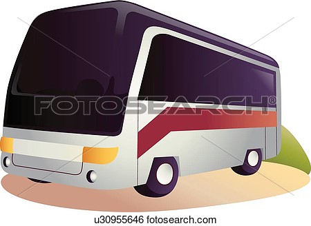      Icons Coach Express Bus Tourist Bus Land Transportation Icon