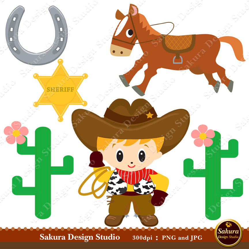 Little Cowboy Clipart