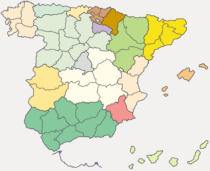 Mapa De Espana By Sergiodaroca   Map Of Spain 