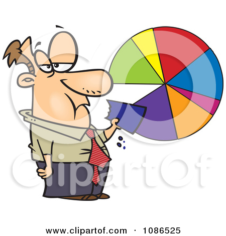 Pie Eating Clipart Clipart Businessman Eating A