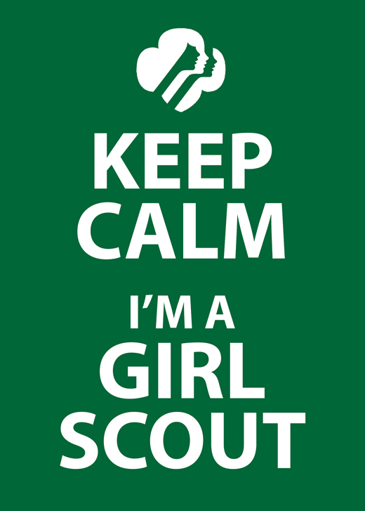 Printable   Keep Calm I M A Girl Scout