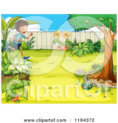 Royalty Free Back Yard Illustrations By Colematt Page 1