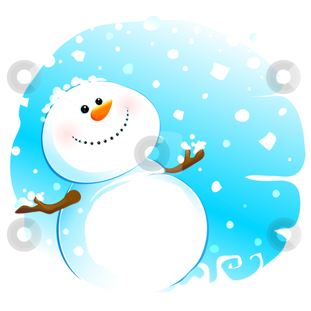 Snowman Without A Hat Clipart Stock Vector Clipart Snowman Clip Art    