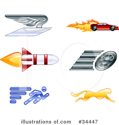 Speed Clipart  34447   Illustration By Geo Images