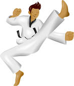 Stock Illustration Of Tae Kwon Do Tae Kwondo Sports Martial Arts