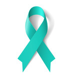Teal Ribbon As Symbol Of Scleroderma