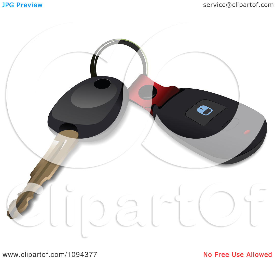 Clipart Key Ring And Fob   Royalty Free Vector Illustration By Leonid