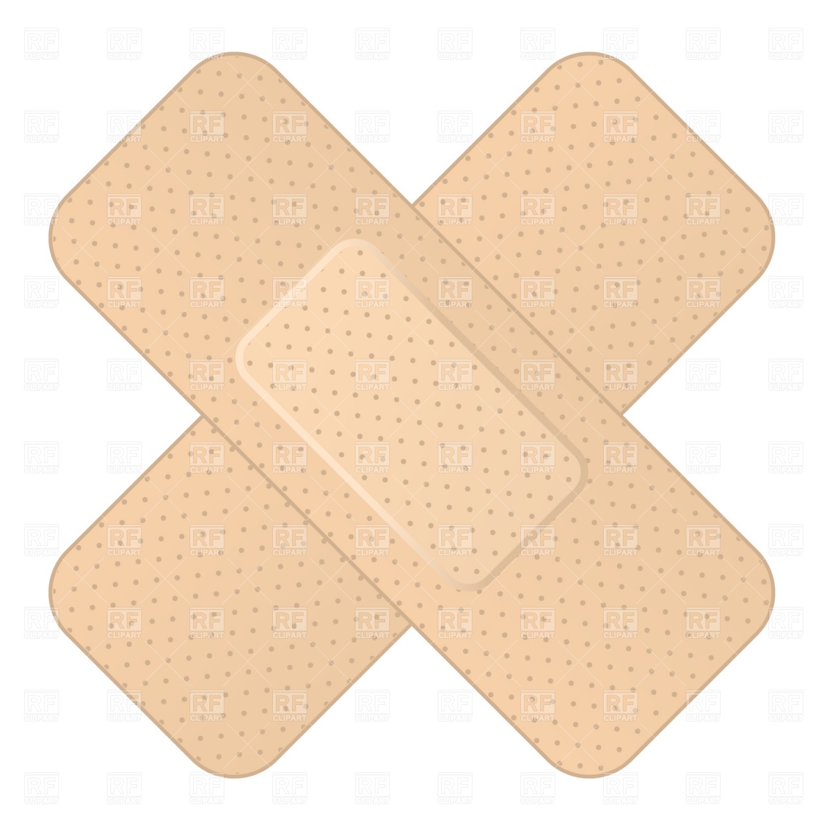 Crossed Bandage Download Royalty Free Vector Clipart  Eps 