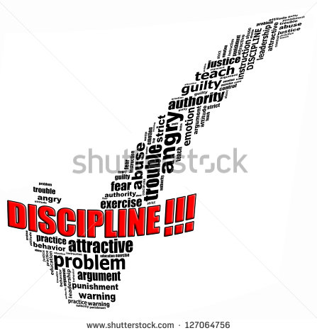Discipline Info Text Graphics And Arrangement Concept  Word Clouds  On