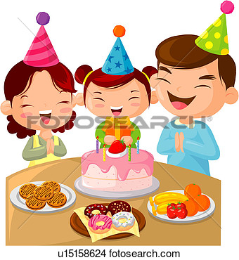 Food Cake Party Hat Present Congratulation U15158624   Search Clip    