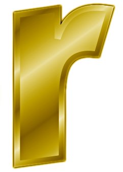 Free Gold Letter R  Clipart   Free Clipart Graphics Images And Photos