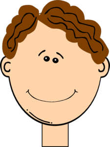 Happy Brown Hair Boy Clip Art At Clker Com   Vector Clip Art Online