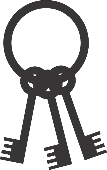 Keys On Ring Clip Art At Clker Com   Vector Clip Art Online Royalty