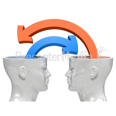 Minds Sharing Ideas   Presentation Clipart   Great Clipart For