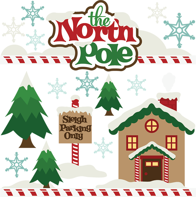 The North Pole Svg Cutting File Christmas Svg Cut Files Free Svgs Free