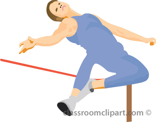 Track And Field Clipart   High Jump Track 3 07   Classroom Clipart