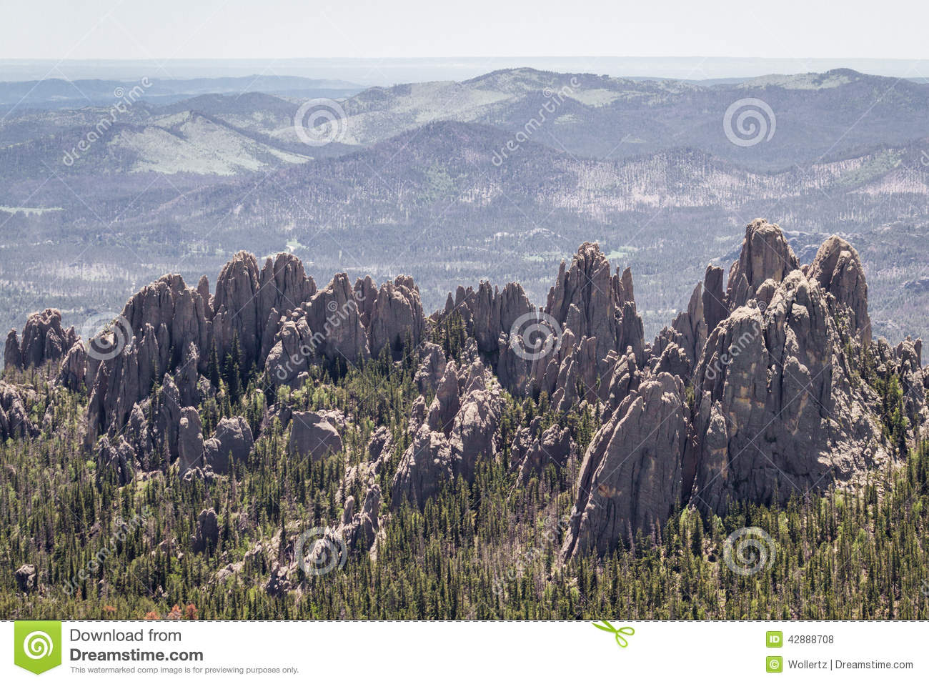 View Form Harney Peak At The Rock Formations In Custer State Park