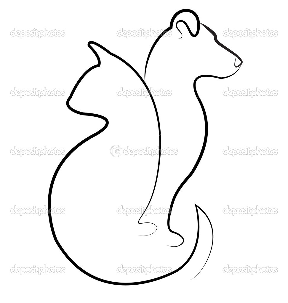     And Cat Silhouette With Heart   Clipart Panda   Free Clipart Images