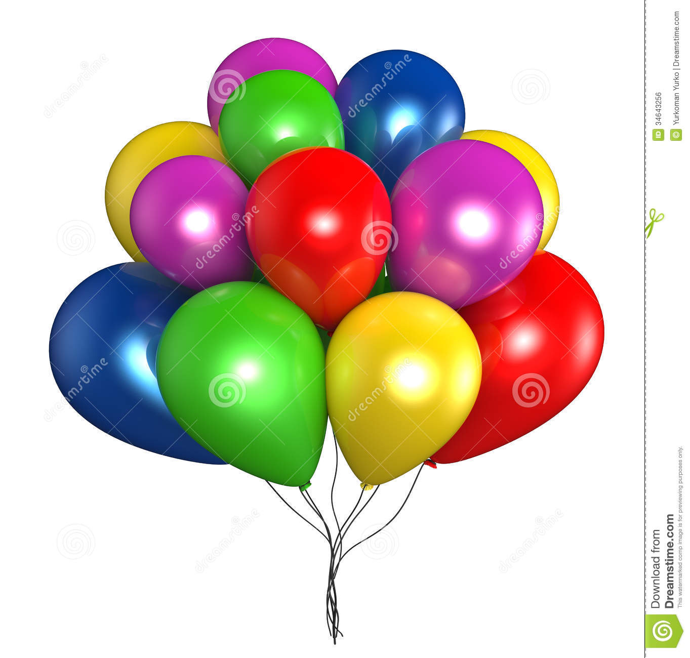 Balloon With String Clipart Balloons On Strings 
