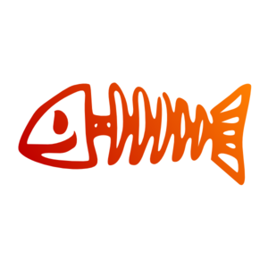 Happy Fish Bone Clip Art At Clker Com Vector Clip Art Online    