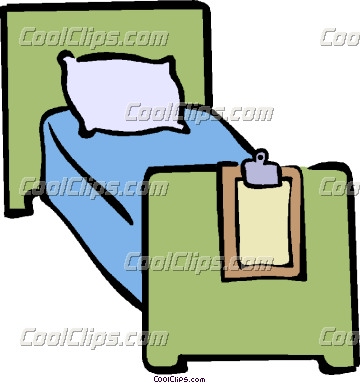 Hospital Clipart Hospital Bed Coolclips Vc019088 Jpg