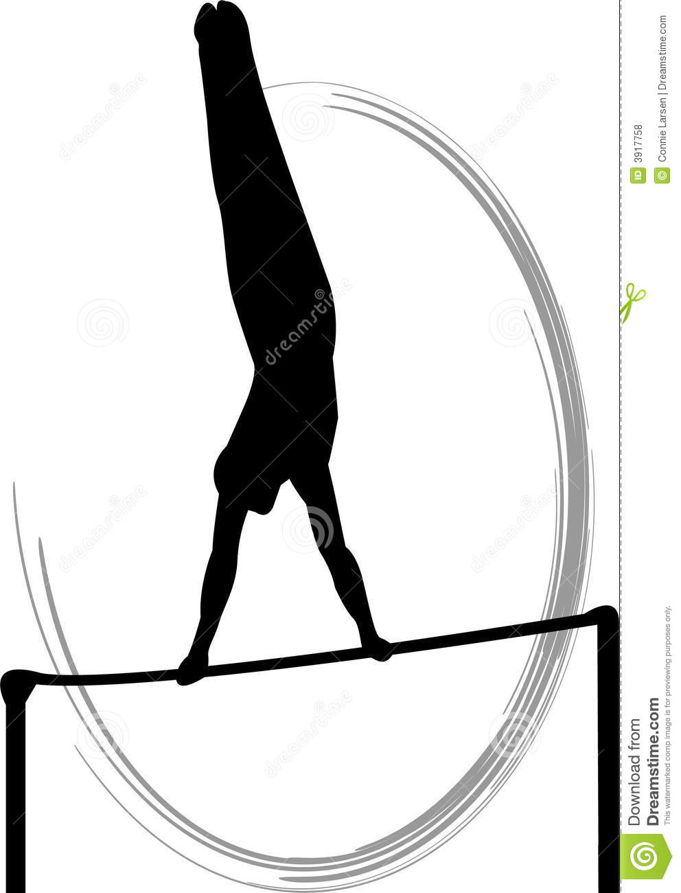     Of A Male Gymnast Executing Giant Swings On The Horizontal High Bar