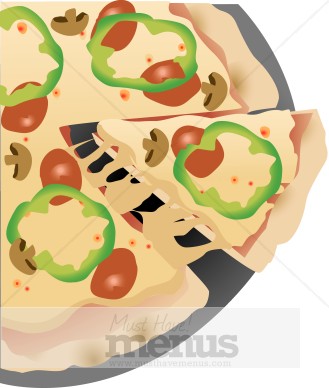     Pizza Clipart This Mouth Watering Slice Of Deep Dish Pizza With