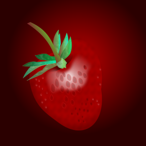 Realistic Strawberry Clipart