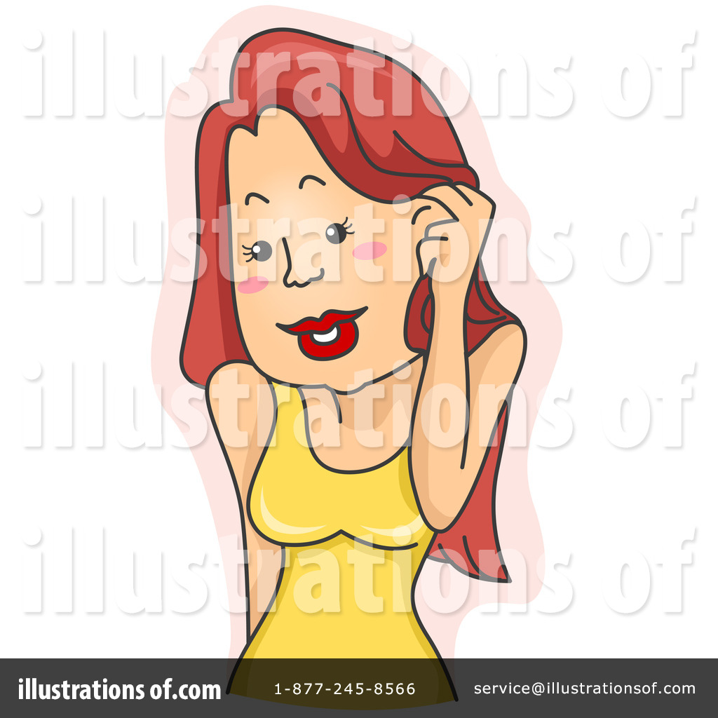 Royalty Free  Rf  Blushing Clipart Illustration  441458 By Bnp Design