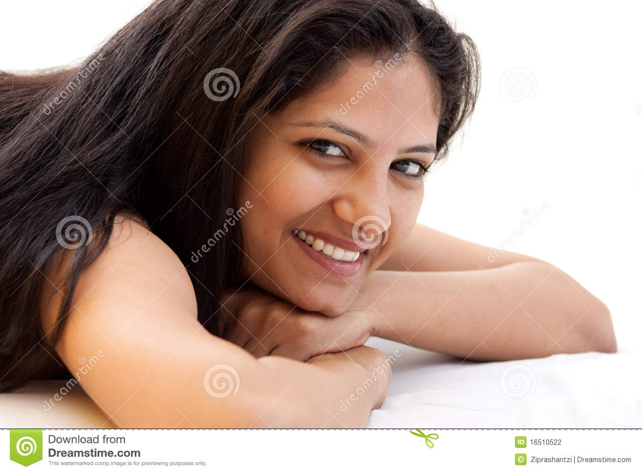 Shy Smile Of Beautiful Indian Girl Stock Photography   Image  16510522