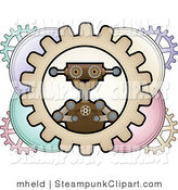 Steampunk Clipart Gears Vector Clip Art Of A Steampunk