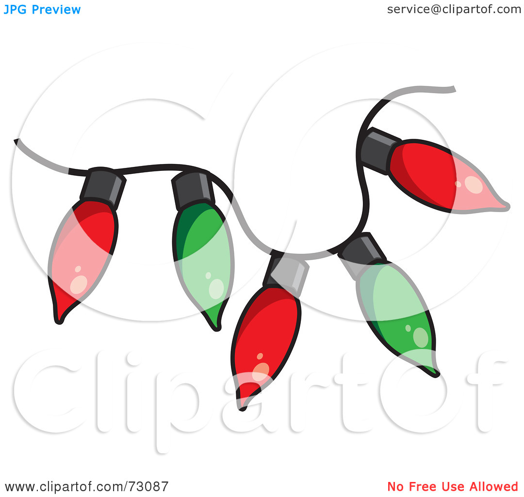 String Of Christmas Lights Clipart   Clipart Panda   Free Clipart