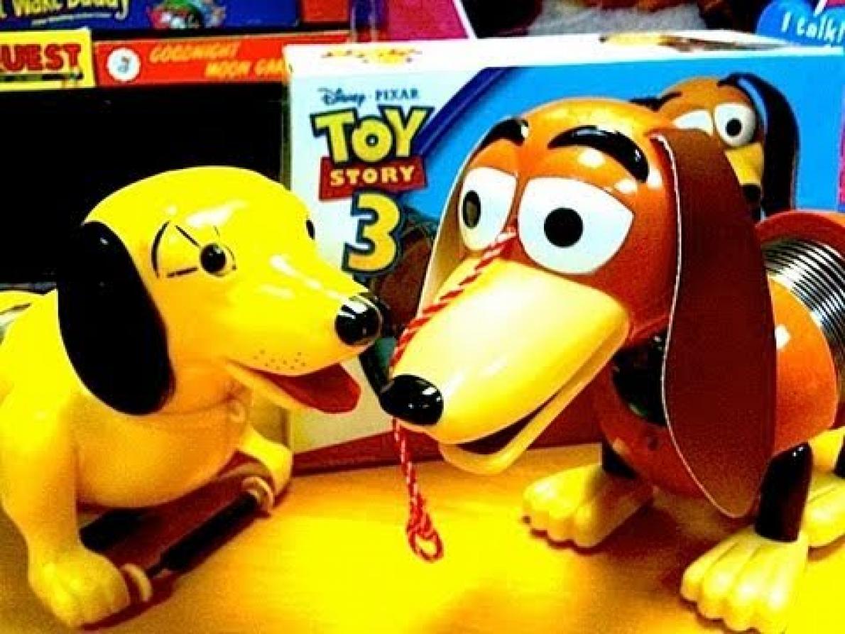 1960 S Slinky Dog Together With The Toy Story Slinky Dog