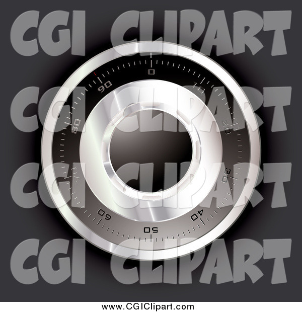 Art Of A 3d Safe Dial Cgi Clip Art Michaeltravers