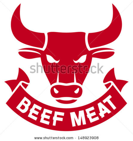 Beef Cow Drawing Stock Vector Beef Meat Meat Of Cow Beef Label Beef