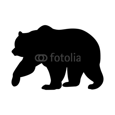 Brown Bear Silhouette