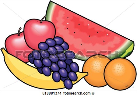 Clipart Of Fruit Food Group U18881374   Search Clip Art Illustration