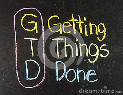 Gtd For Getting Things Done Royalty Free Stock Image   Image  27908996