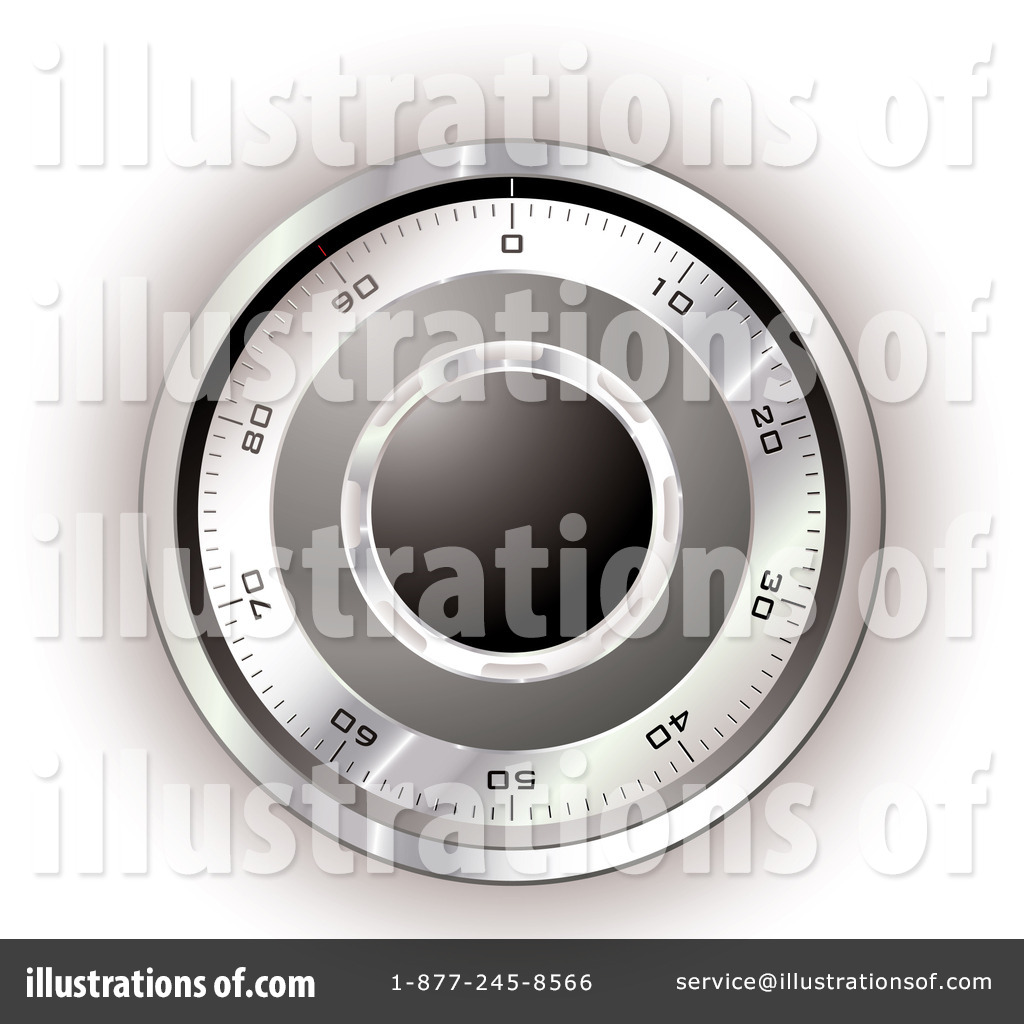 Safe Dial Clipart  1065821 By Michaeltravers   Royalty Free  Rf  Stock