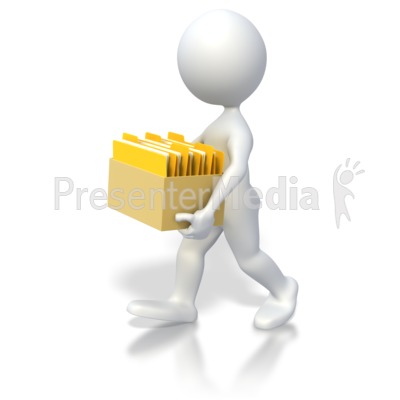 To Carry Clipart Carrying Box Of Files