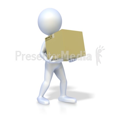 To Carry Clipart Stick Figure Carrying Box