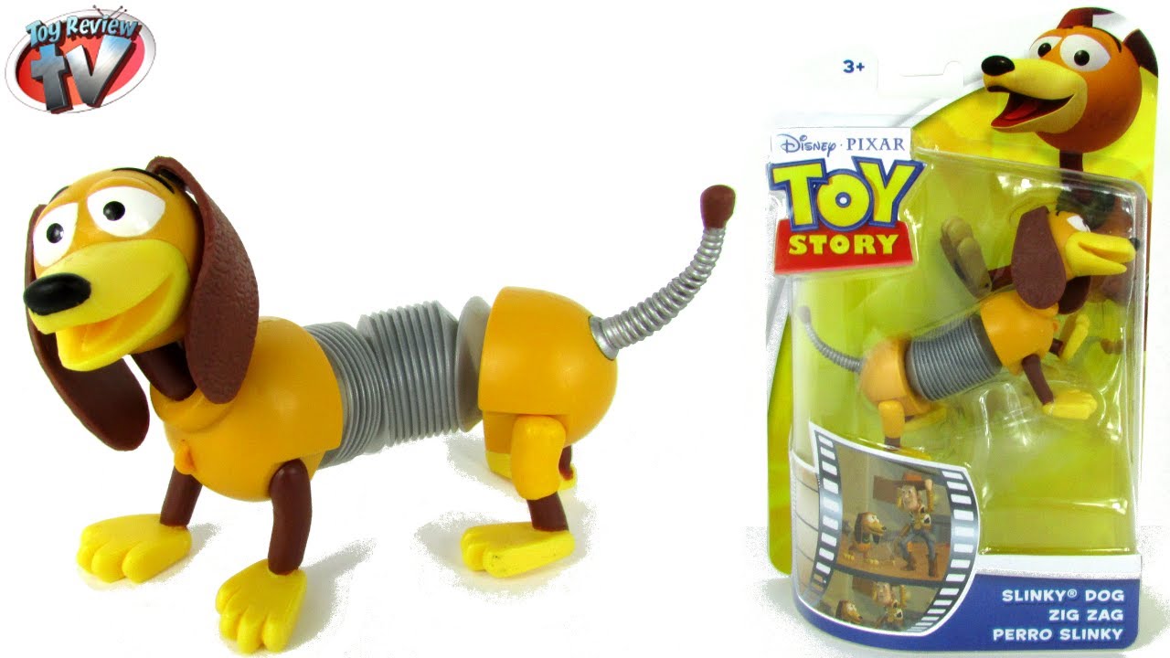 Toy Story Slinky Dog 10cm Action Figure Toy Review Mattel   Youtube